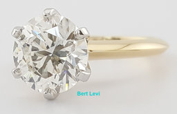 Tiffany & Co Round Diamond Solitaire Engagement Ring 3.07ct 18k & Plat Rtl $115K