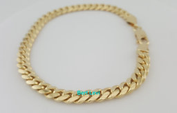 Cuban Link 18k Yellow Gold Bracelet 25 Grams 8.5" 6 mm