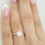 Thumbnail: Simon G MR2956 Solitaire Semi-Mount 18k White & Rose Gold Engagement Ring $1,830