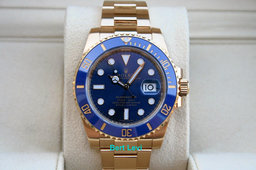 ROLEX 116618 SUBMARINER 18K YELLOW GOLD WATCH