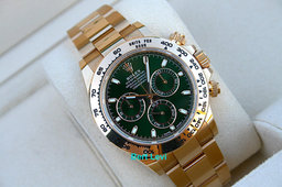 ROLEX 116508 DAYTONA WATCH 18K GOLD JOHN MAYER GREEN DIAL