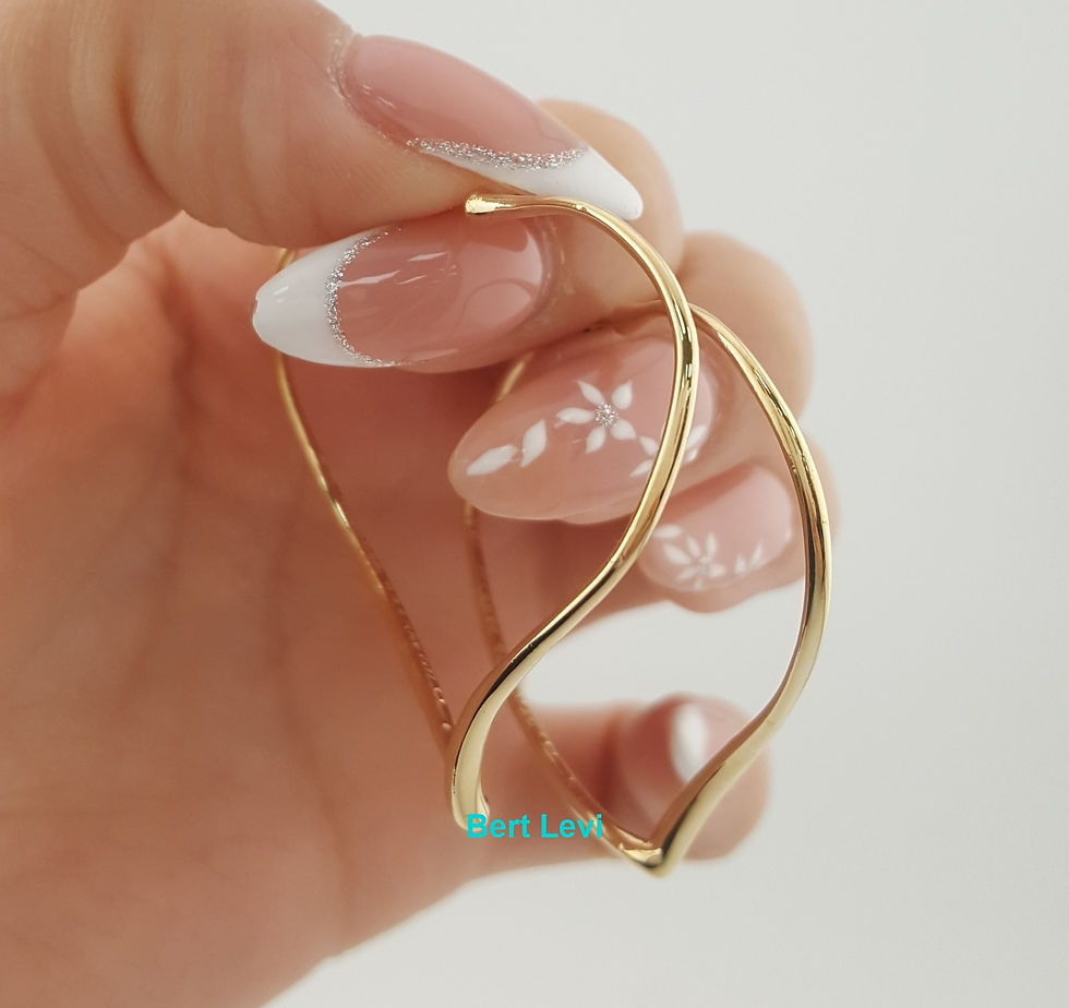Thumbnail: Tiffany & Co Elsa Peretti Open Heart Hoop Earrings 18k Yellow Gold Large $8,400