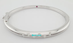 Roberto Coin Classica Parisienne Diamond Bracelet 0.42 ct 18k Gold 6.5" 24.6 Gr