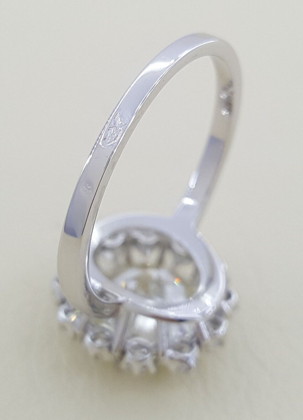 Thumbnail: Antique Art Deco Old European Cut Diamond 4.01 ct Halo Engagement Ring GIA