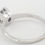 Thumbnail: 0.30 ct Vintage 14K White Gold Round Cut Diamond Solitaire Engagement Ring E-F