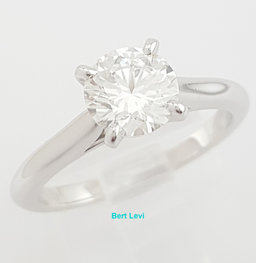 Cartier Solitaire 1895 Round Diamond Engagement Ring 1.15 ct Platinum Rtl $18k