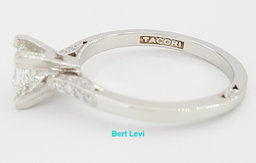 Tacori Simply Princess Cut Diamond Engagement Ring Platinum 0.8 ct GIA Rt $7,150