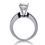 Thumbnail: Ladies 14KT White Gold Platinum Solitaires Engagement Ring ENR6382