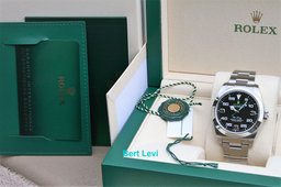 ROLEX 116900 AIRKING GREEN HAND 40MM WATCH