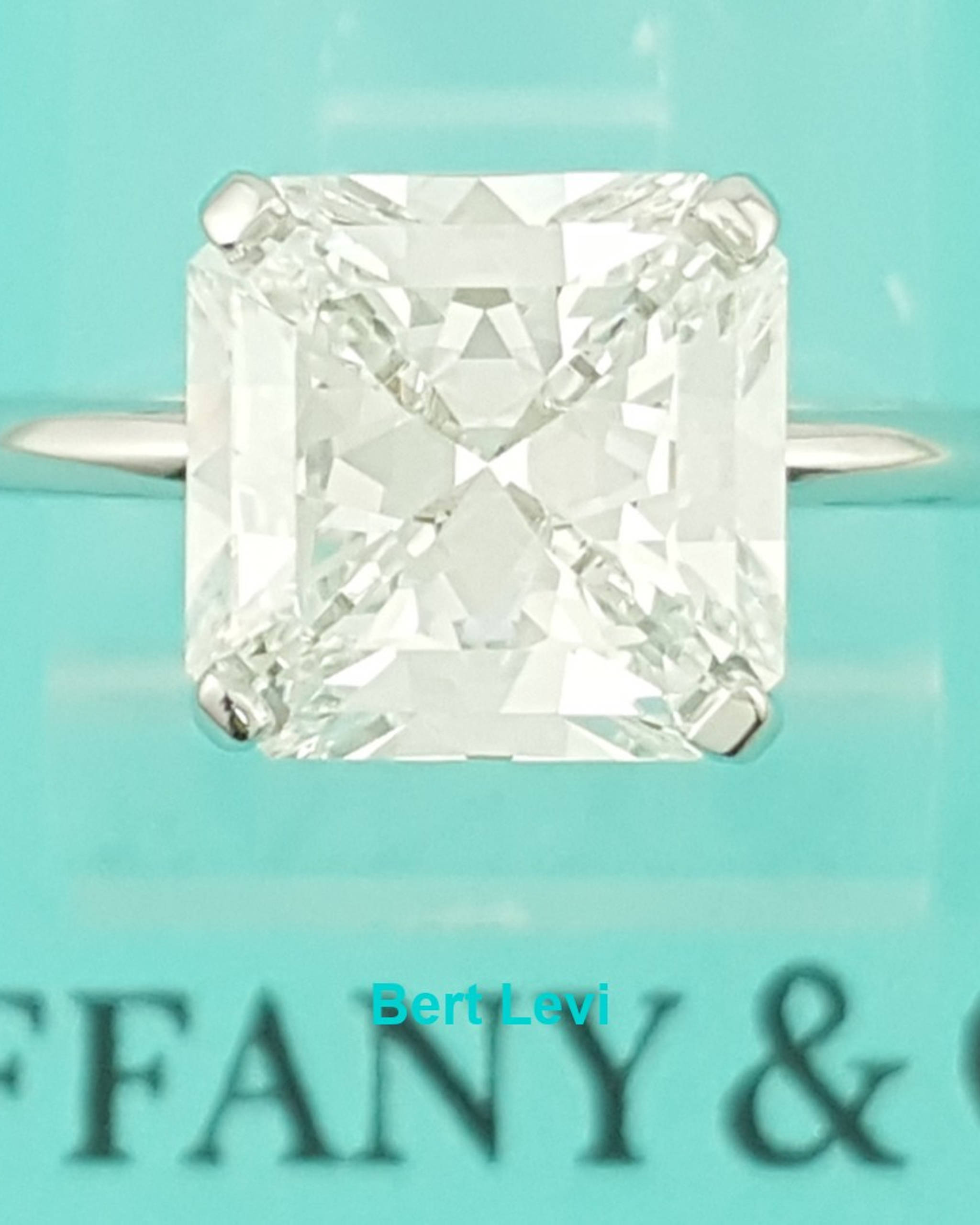 Tiffany & Co Platinum True ® Engagement Ring 3.26 ct Diamond Rtl $157K