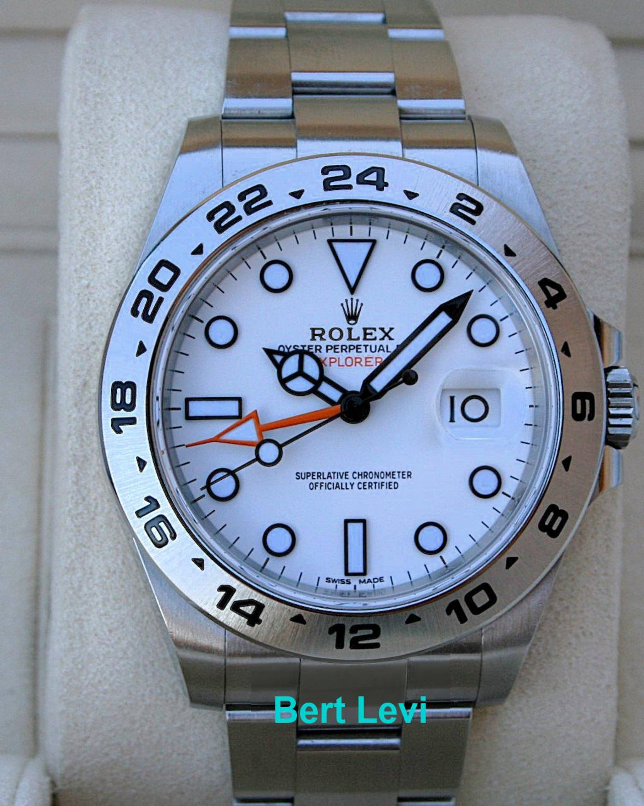 ROLEX 216570 EXPLORER II WHITE POLAR 42MM WATCH