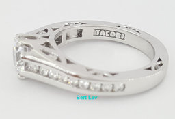 TACORI 18K Gold Neotare 280065 Semi-Mount Engagement Ring 0.48 ct Retail $5,600