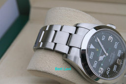 ROLEX 116900 AIRKING GREEN HAND 40MM WATCH