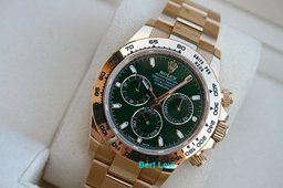 ROLEX 116508 DAYTONA WATCH 18K GOLD JOHN MAYER GREEN DIAL