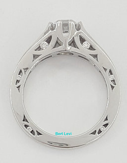 TACORI 18K Gold Neotare 280065 Semi-Mount Engagement Ring 0.48 ct Retail $5,600