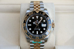 ROLEX 126713GRNR GMT MASTER II ZOMBIE WATCH 18K/SS JUBILEE