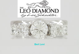 The LEO Round Diamond Engagement Ring & Band Set 14K White Gold 1.33 ct