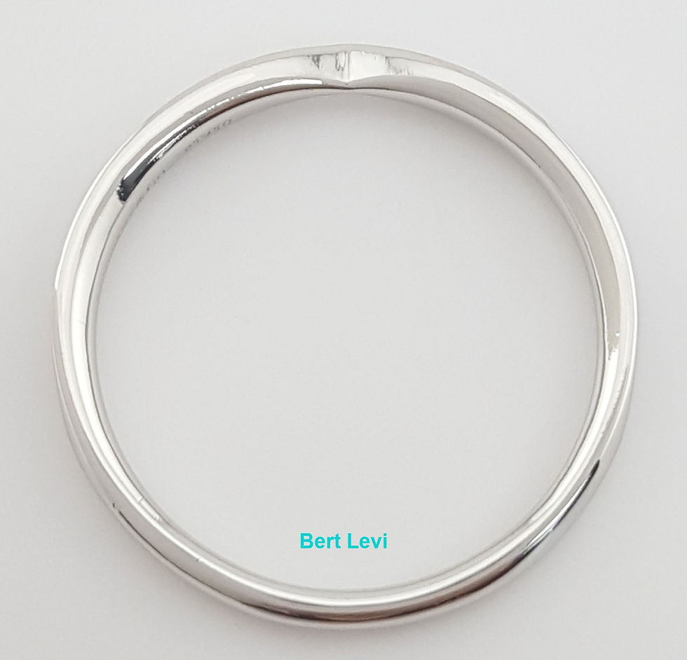 Thumbnail: Tiffany & Co Harmony Diamond Wedding Band Platinum 2.5 mm 0.23 ct Retail $3,500