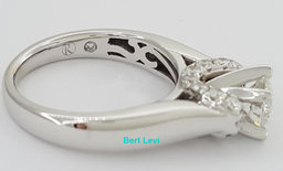 Diamond Engagement Ring w/ EGL-USA GemID 1 ct 14k White Gold Retail $5,250