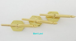 Onyx & Diamond Shirt Studs 18k Yellow Gold 0.3 ct 9 Grams