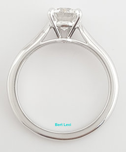 Cartier Solitaire 1895 Round Diamond Engagement Ring 1.15 ct Platinum Rtl $18k
