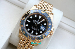 ROLEX 126718GRNR GMT MASTER II 18K YELLOW GOLD JUBILEE