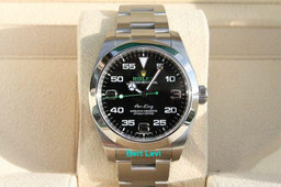 ROLEX 116900 AIRKING WATCH GREEN HAND 40MM