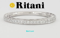 Ritani Anadaré 24170 0.13 ct 18K White Gold Round Cut Diamond Ring