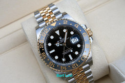 ROLEX 126713GRNR GMT MASTER II ZOMBIE WATCH 18K/SS JUBILEE