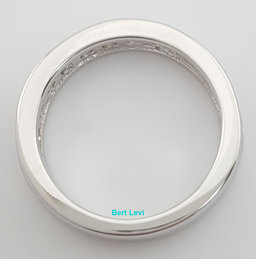 Channel Set Round Diamond Platinum Wedding Band 1 ct 4.2 mm Retail $4K