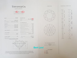 Tiffany & Co Round Diamond Solitaire Engagement Ring 3.07ct 18k & Plat Rtl $115K