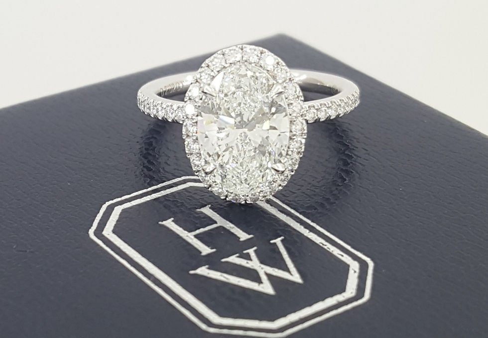 Harry Winston The One Oval Diamond Engagement Ring 2.72 ct Retail $75k