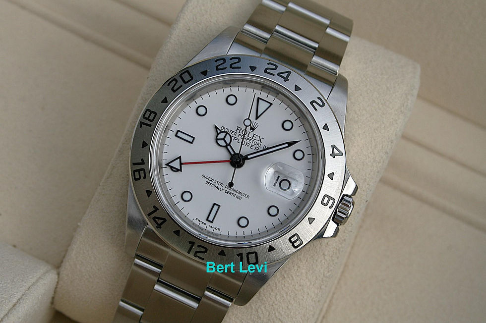 Thumbnail: ROLEX 16570 EXPLORER II WATCH WHITE DIAL POLAR 40MM