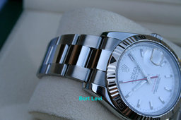 ROLEX 116264 TURN-O-GRAPH WATCH WHITE DIAL