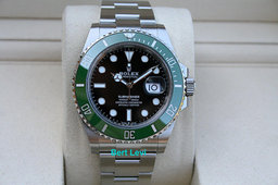 ROLEX 126610LV SUBMARINER WATCH GREEN BEZEL STARBUCKS
