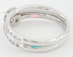 Tiffany & Co Harmony Diamond Platinum Engagement Ring & Band Set 1.38 ct $15,450