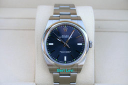 ROLEX 114300 OYSTER PERPETUAL 39MM BLUE DIAL