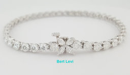 Tiffany & Co Victoria Diamond Bracelet 6.53 ct Platinum 7.25" Retail $54,000
