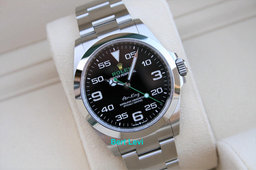 ROLEX 126900 AIRKING 40MM WATCH GREEN NIB