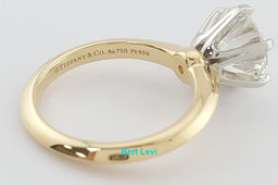 Tiffany & Co Round Diamond Solitaire Engagement Ring 3.07ct 18k & Plat Rtl $115K