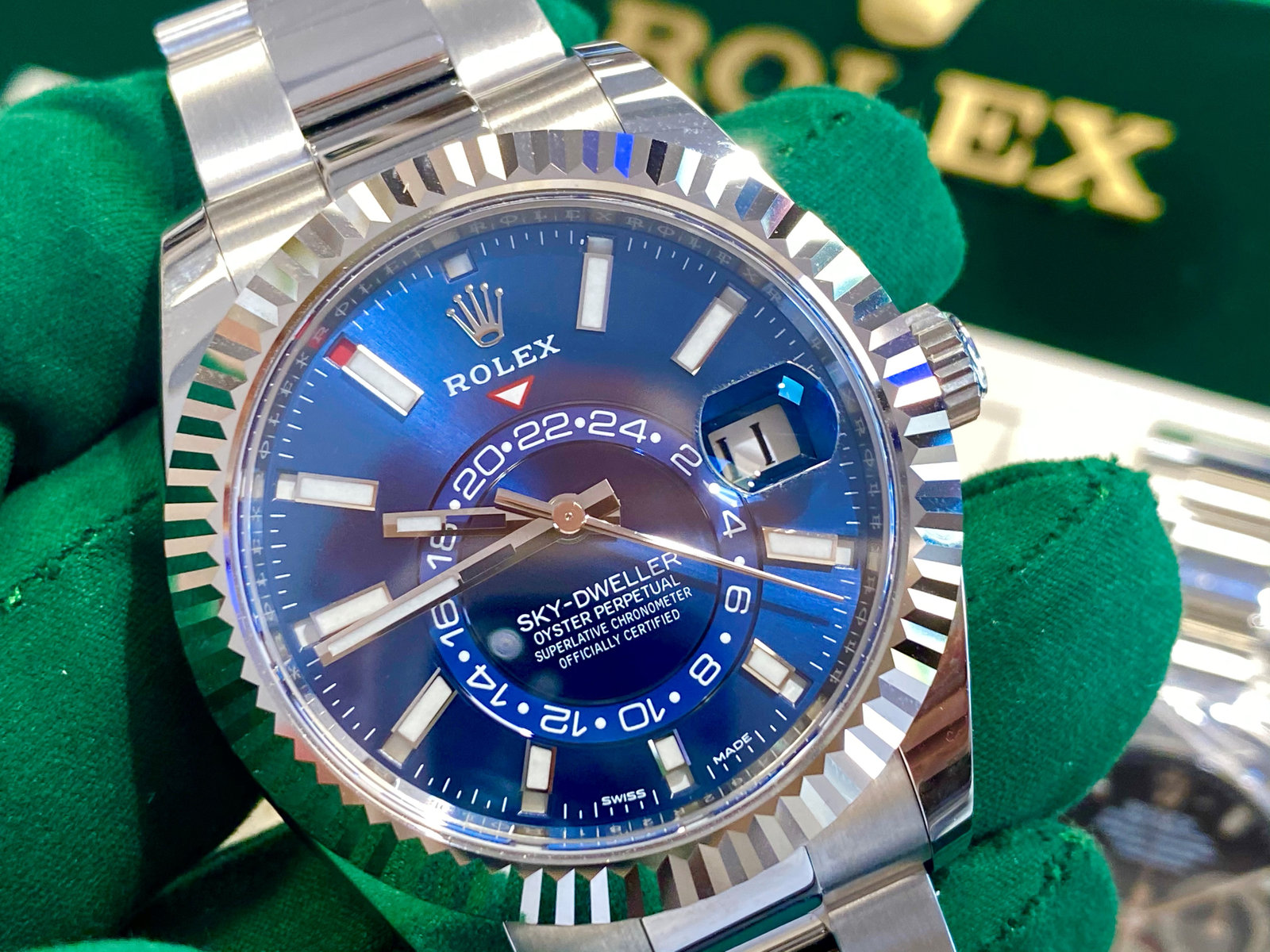 Rolex Oyster Perpetual Sky Dweller Rare Men's Watch