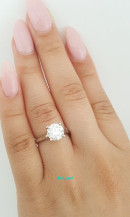 Cartier Solitaire 1895 Round Diamond Engagement Ring 1.71 ct Platinum Rtl $50K