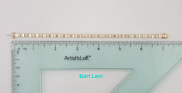 Round Diamond Station Tennis Bracelet 2 ct 14.5 Grams 7.25" 14K Yellow Gold