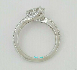Ever Us Two-Stone 0.75 ct 14K White Gold Round Brilliant Diamond Engagement Ring