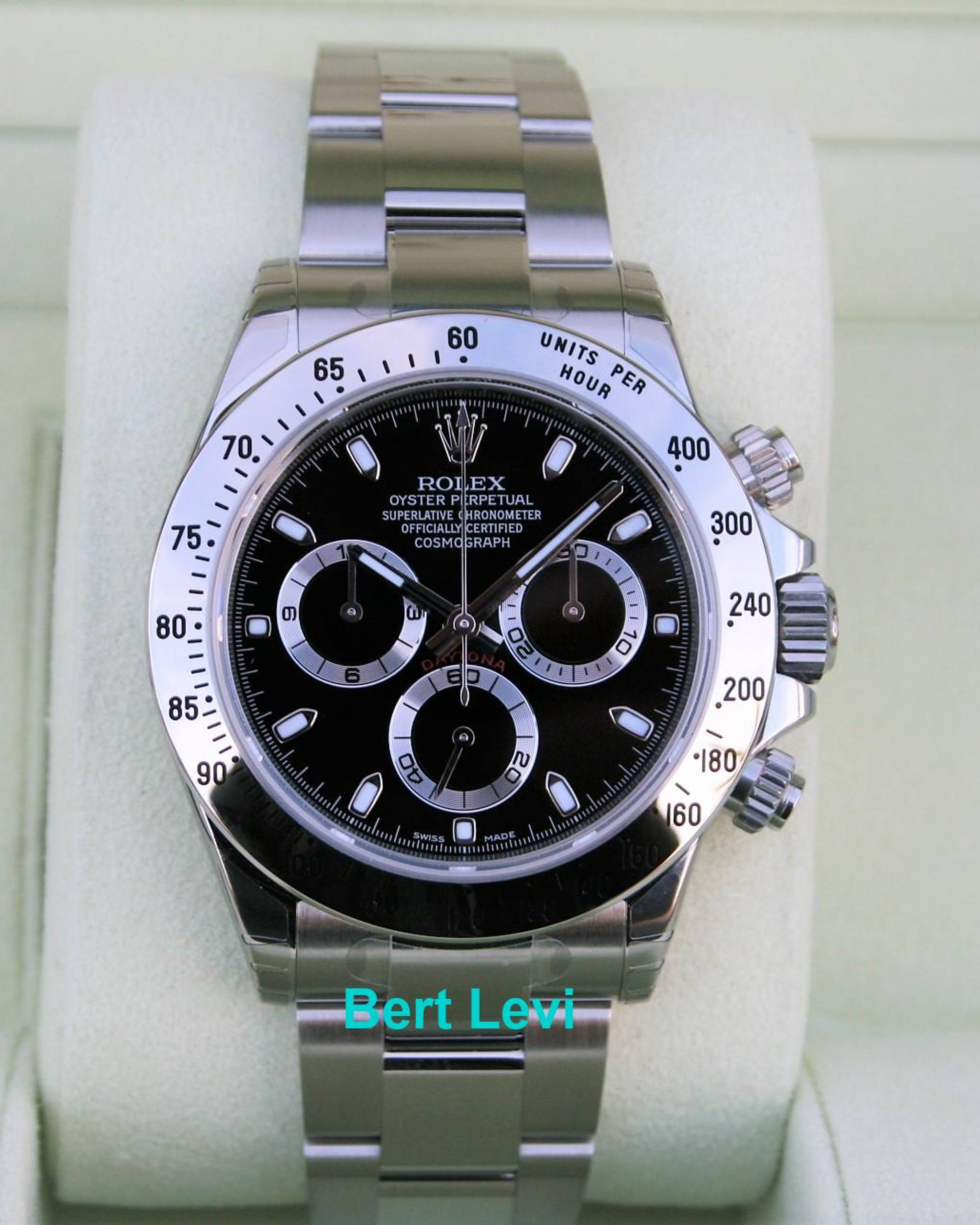 ROLEX 116520 DAYTONA COSMOGRAPH BLACK NOS