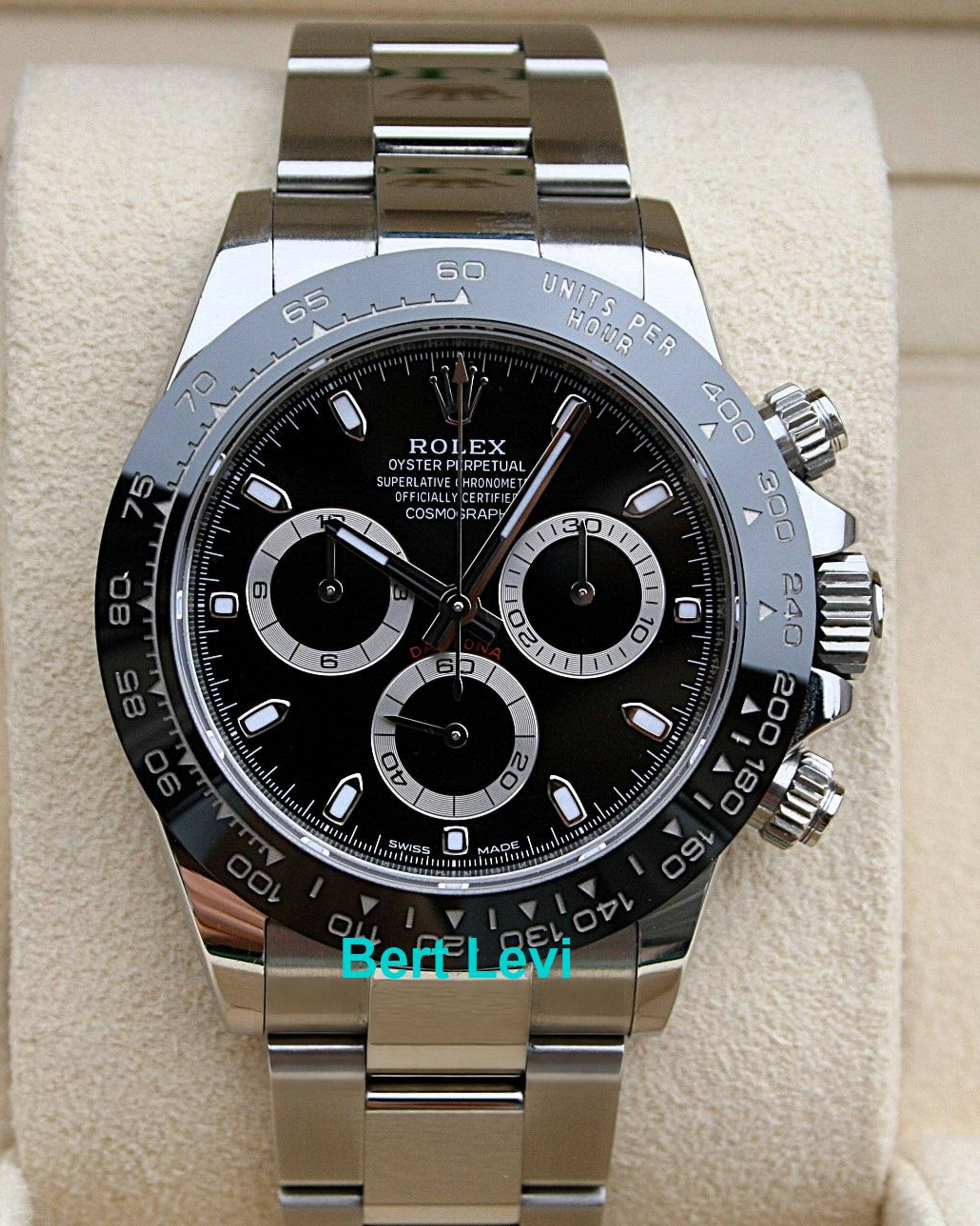 ROLEX 116500 DAYTONA COSMOGRAPH WATCH BLACK