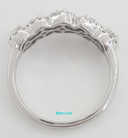 Princess Oval Emerald Round Pear Halo Diamond Ring 14K White Gold 0.5 ct $2,295