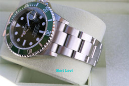 ROLEX 16610LV SUBMARINER GREEN ANNIVERSARY 50TH V NIB