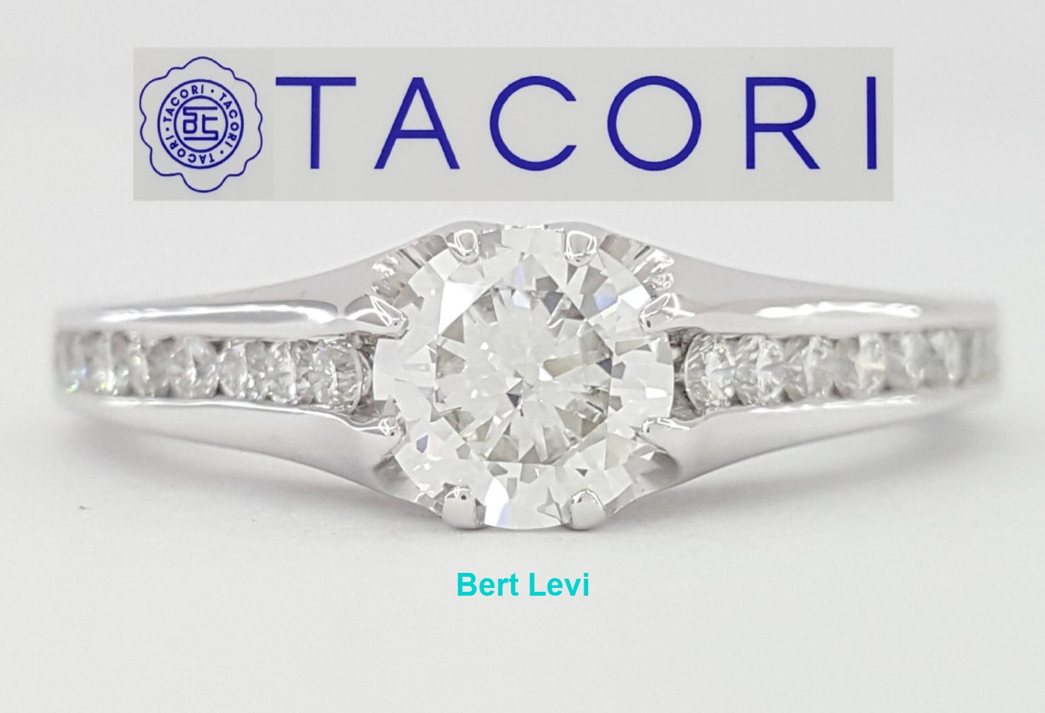 TACORI Round Diamond Engagement Ring 18K Gold Neotare 1.01 ct EGL Rtl $8.4K