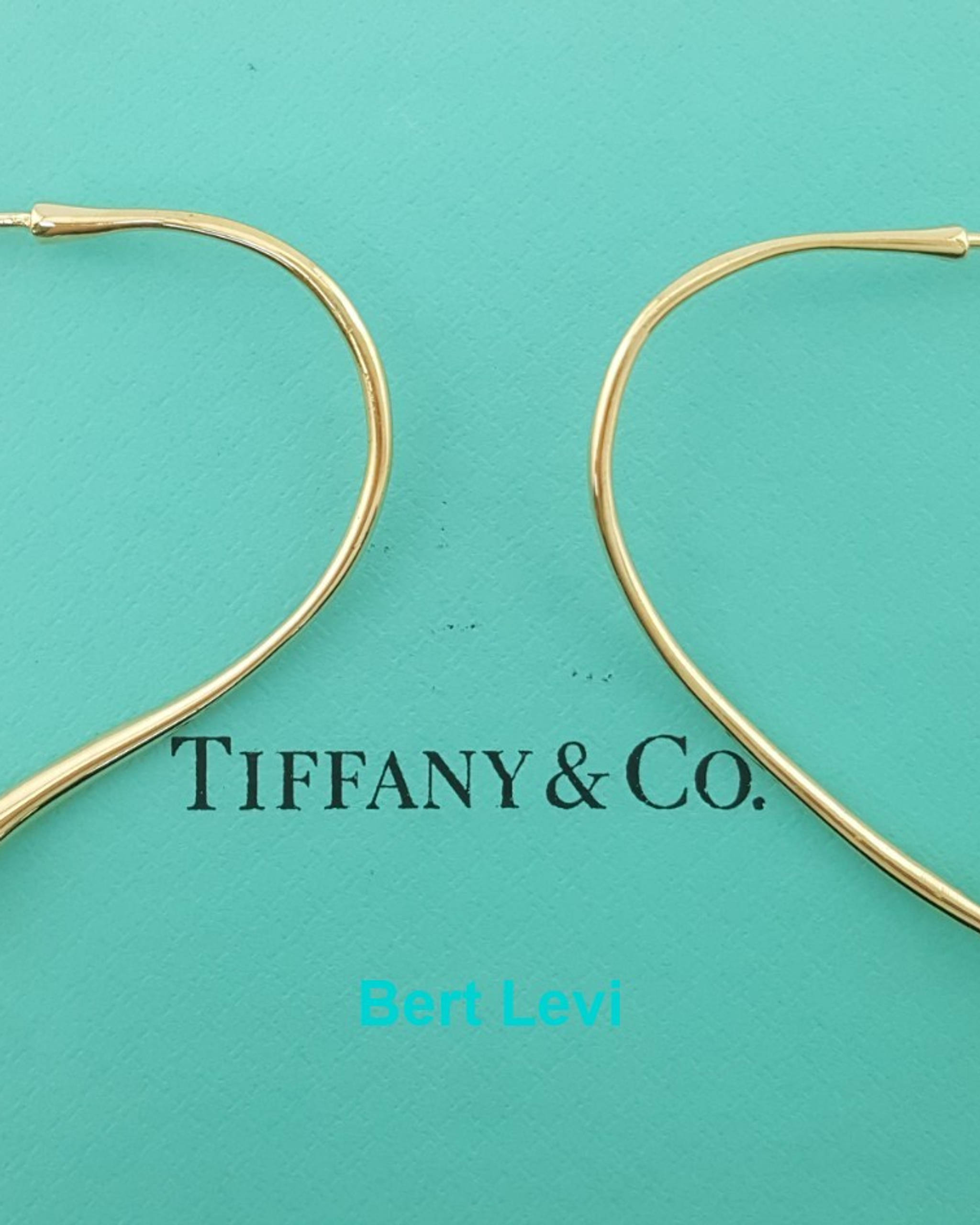 Tiffany & Co Elsa Peretti Open Heart Hoop Earrings 18k Yellow Gold Large $8,400